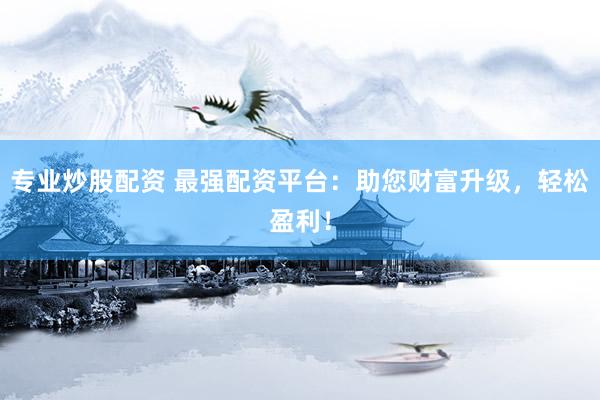 专业炒股配资 最强配资平台：助您财富升级，轻松盈利！