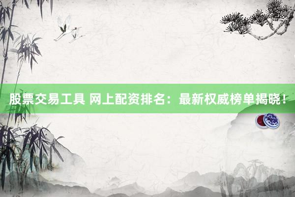 股票交易工具 网上配资排名：最新权威榜单揭晓！
