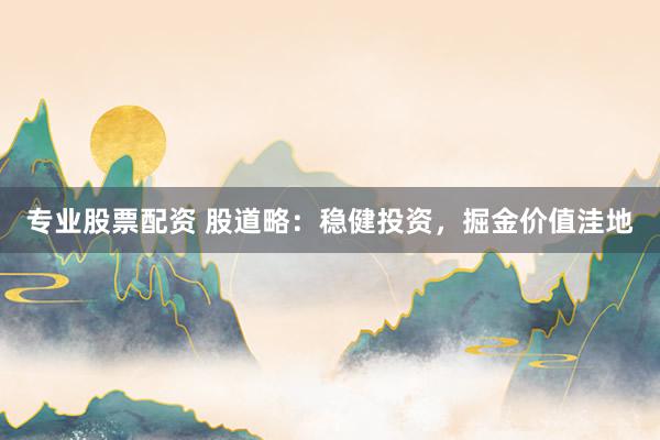 专业股票配资 股道略:稳健投资,掘金价值洼地