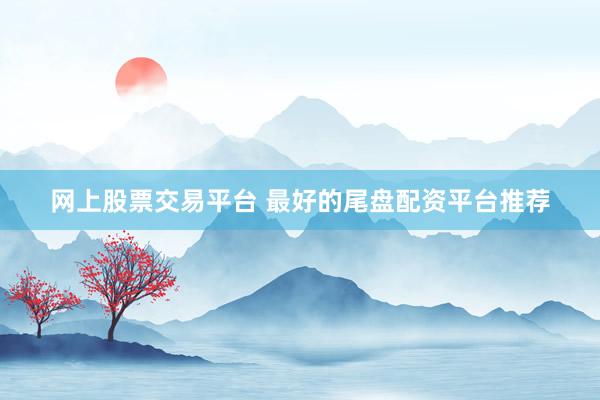 网上股票交易平台 最好的尾盘配资平台推荐